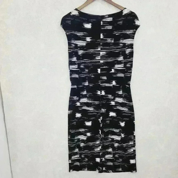 Lauren‎ Ralph Lauren Printed Scoop neck Career Midi Sheath Dress 14  2423C - Picture 2 of 9